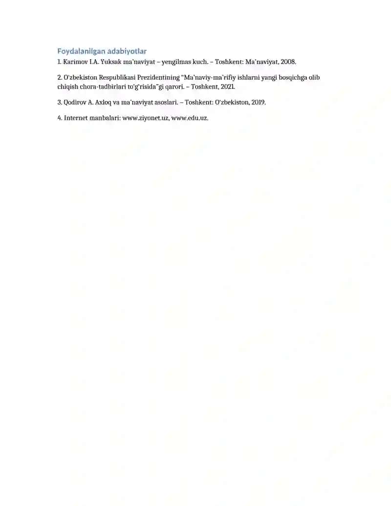 Zamonaviy axloqiy tarbiyaning yutuqlari va kamchiliklari 2