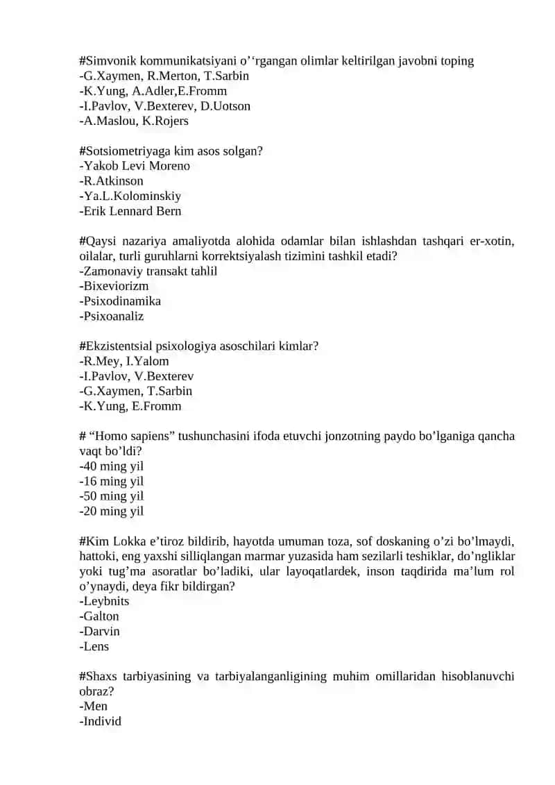 Ijtimoiy Psixologiya 2