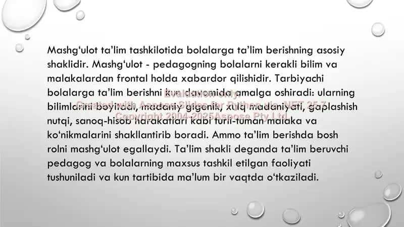 Bolalarni maktabga tayyorlashda mashgʻulotning oʻrni 2