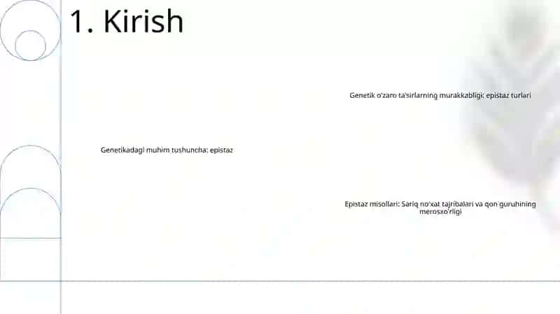 Noaller Genlarning OʻZaro Tasiri Turlariga Doir Masalalar Yechish 2