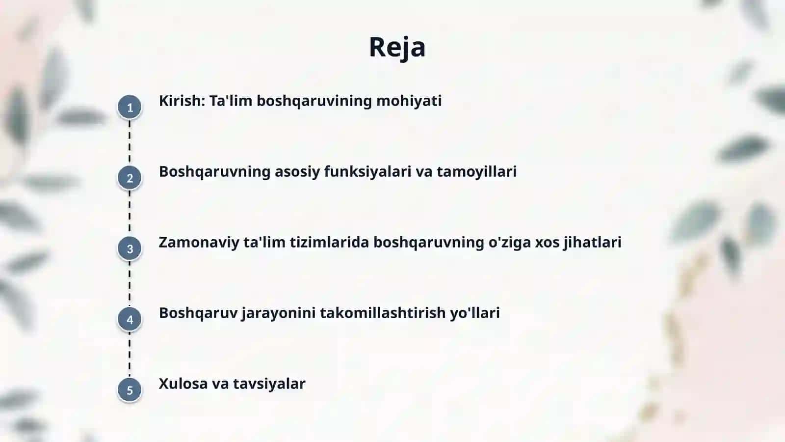 Ta'lim tizimlaridagi boshqaruv faoliyatining o'ziga xos xususiyatlari 2