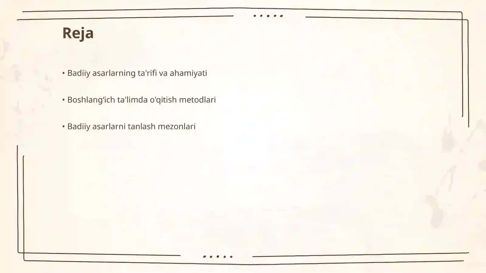 Badiy asarlar ustida ishlash texnologiyalari 2