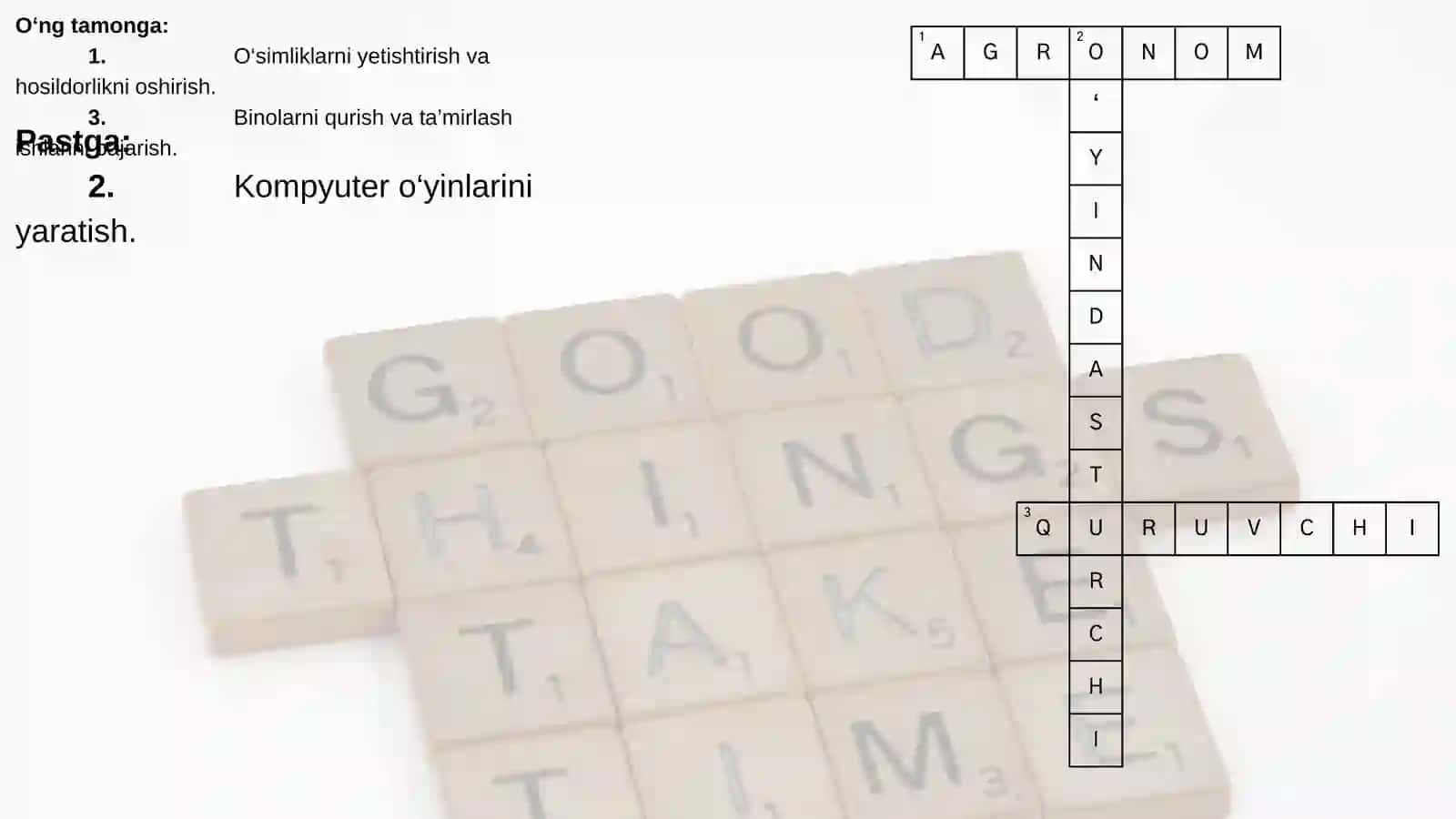 O‘simliklarni yetishtirish va hosildorlikni oshirish 2