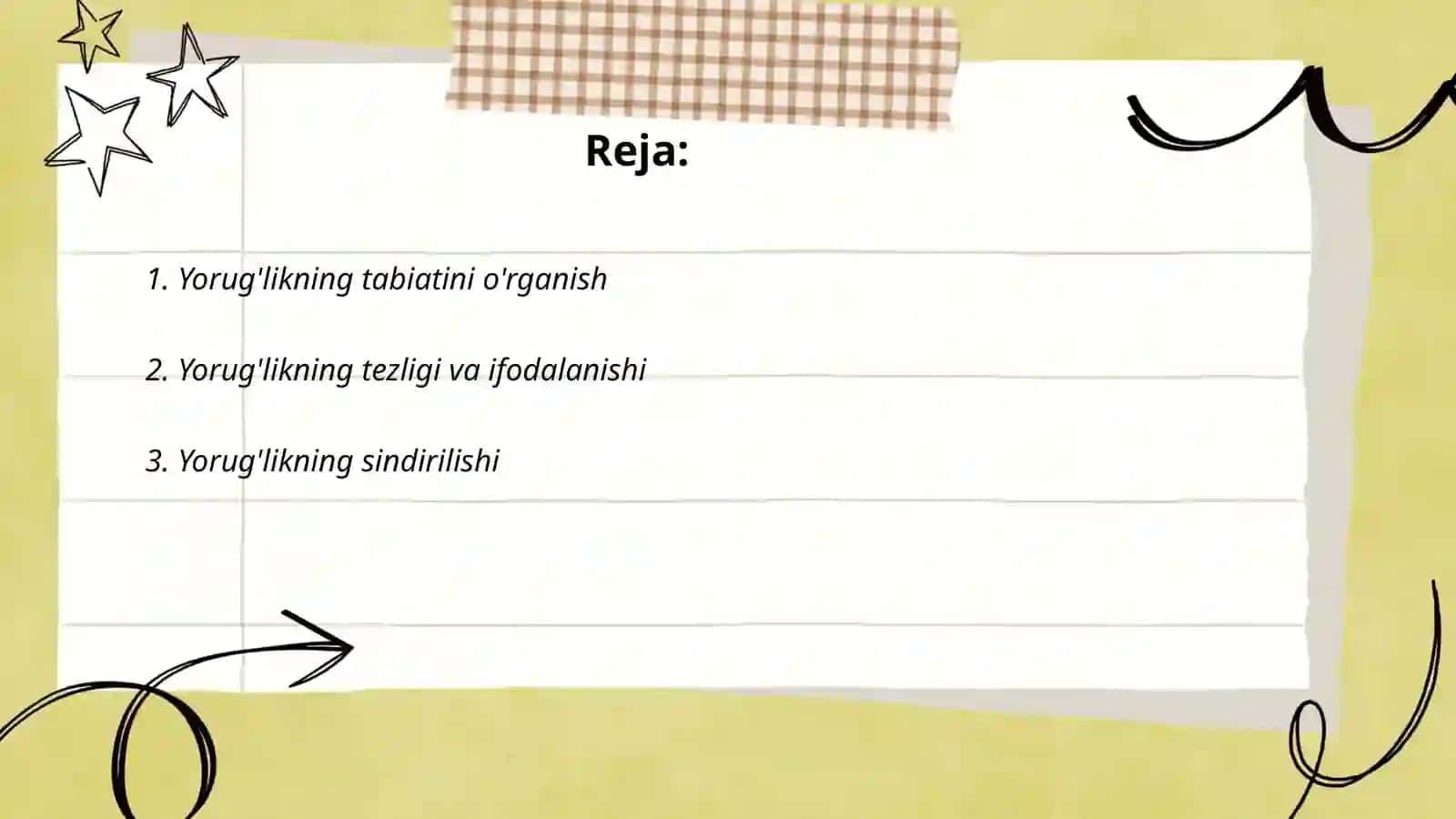 Yorug'likning tabiatini o'rganish 2