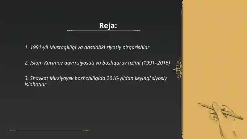 Oʻzbekistoning eng yangi tarixi 2