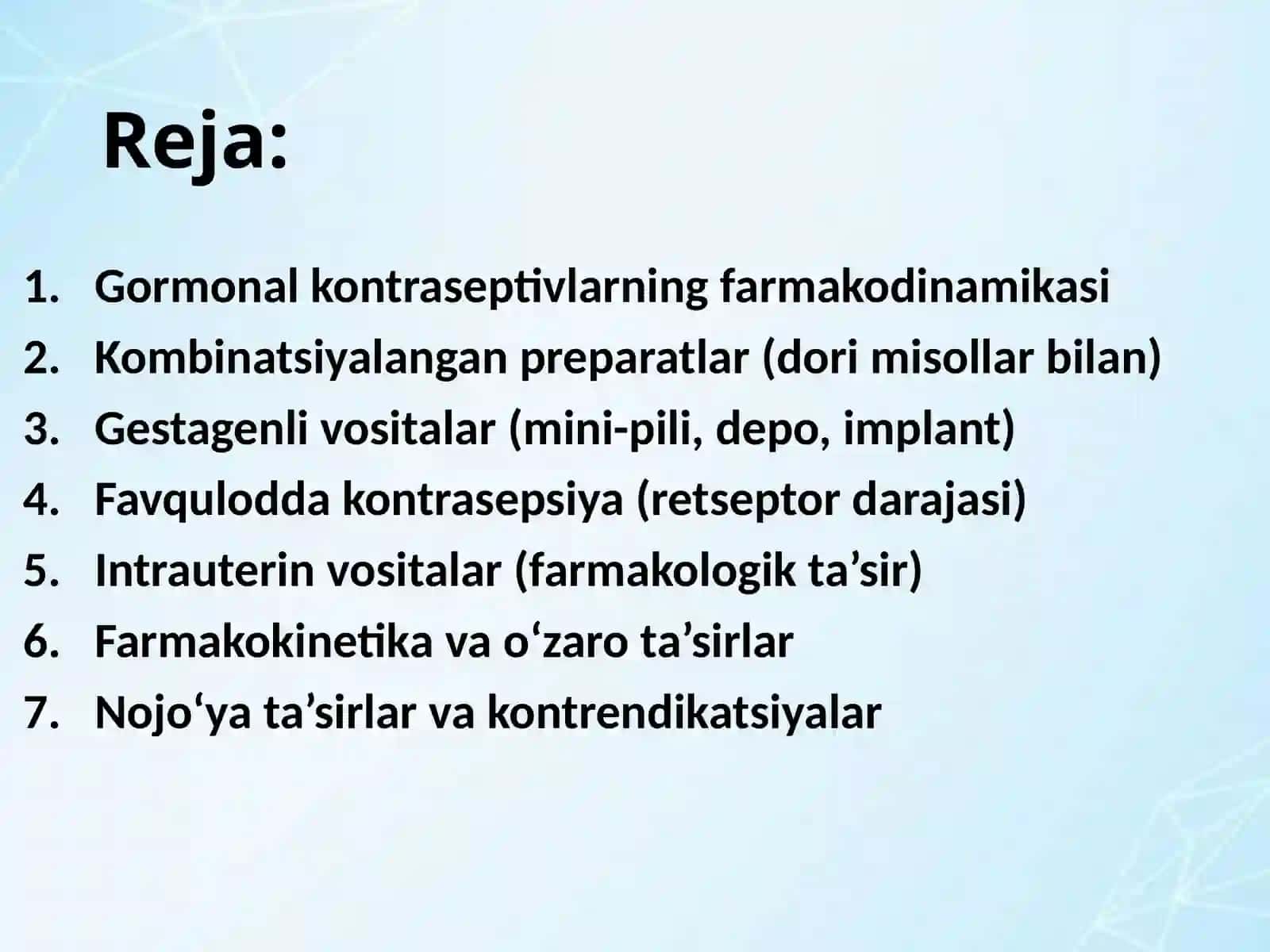 Kantrosepsiya vositalari 2