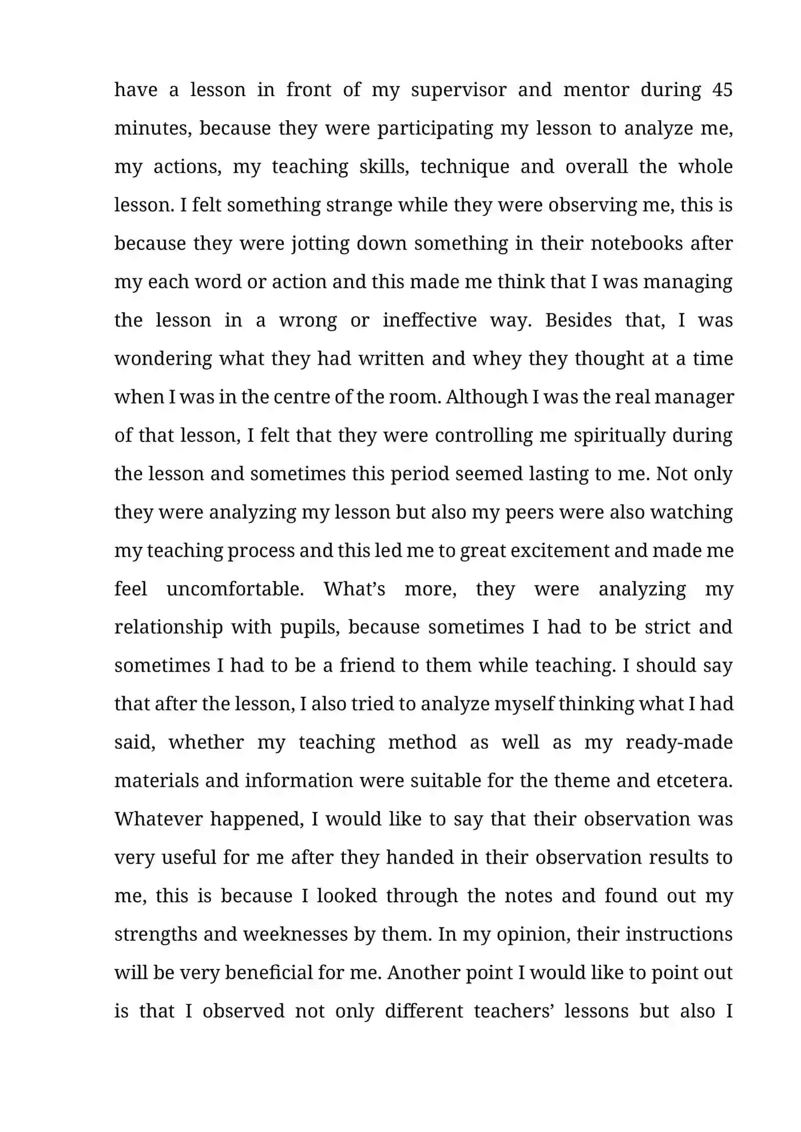 REFLECTIVE WRITING 2
