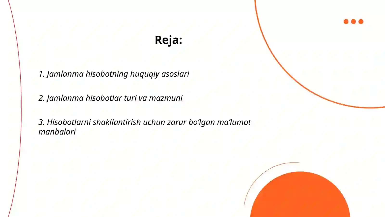 Davlat soliq xizmati idoralarida to'langan soliqlar va majburiy to'lovlar bo'yicha yig’iladigan jamlanma hisobotlar va ularni shakllantirish tartibi 2