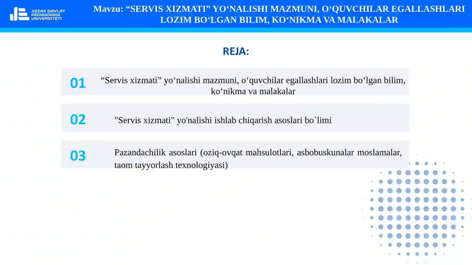 FAN: TEXNOLOGIK TA’LIM METODIKASI 2