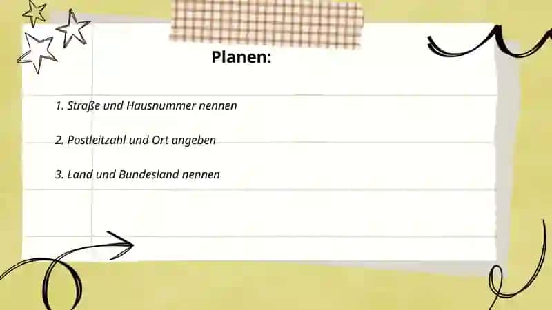 Wie ist Ihre Adresse 2
