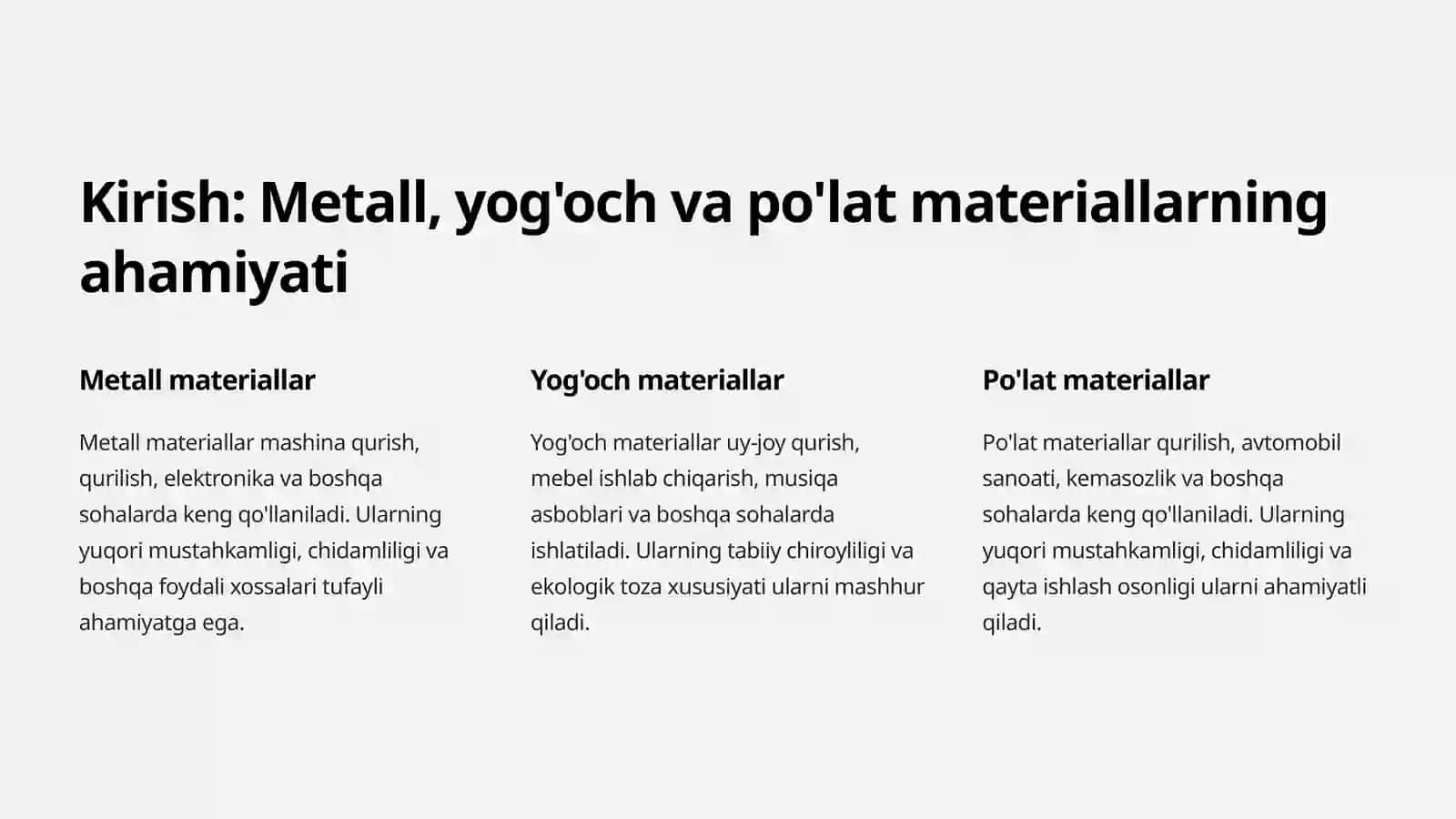 Metall materiallar, yog'och va po'latlarning ichki tuzilishini mikroskopda o'rganish 2