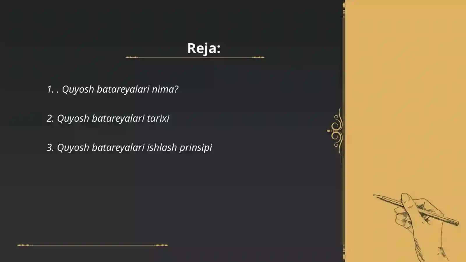 Quyosh batareyalari haqida ppt 2