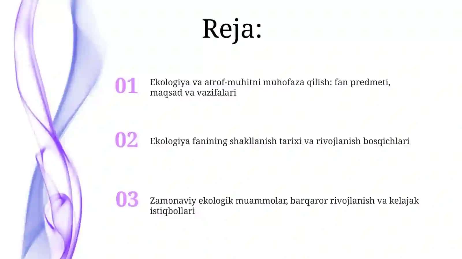 Ekologiya va atrof muhit muhofazasi 2