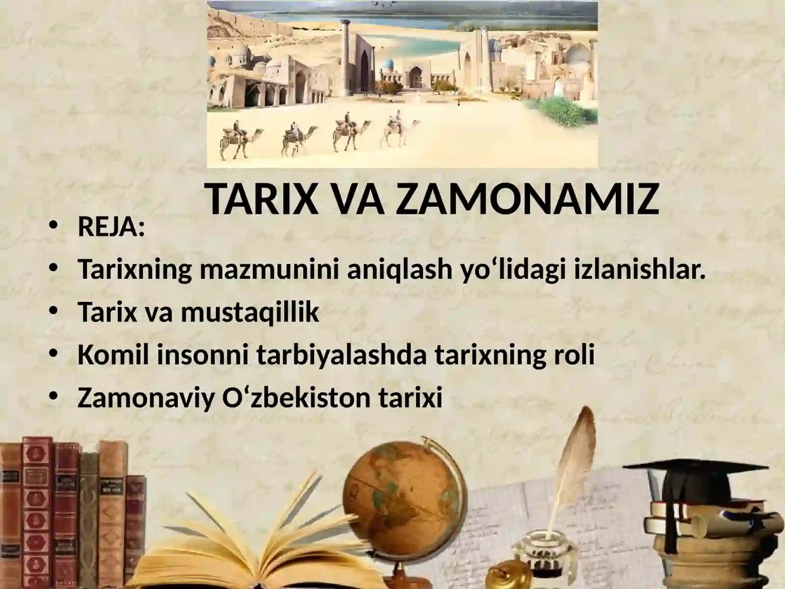 TARIX VA ZAMONAMIZ 2