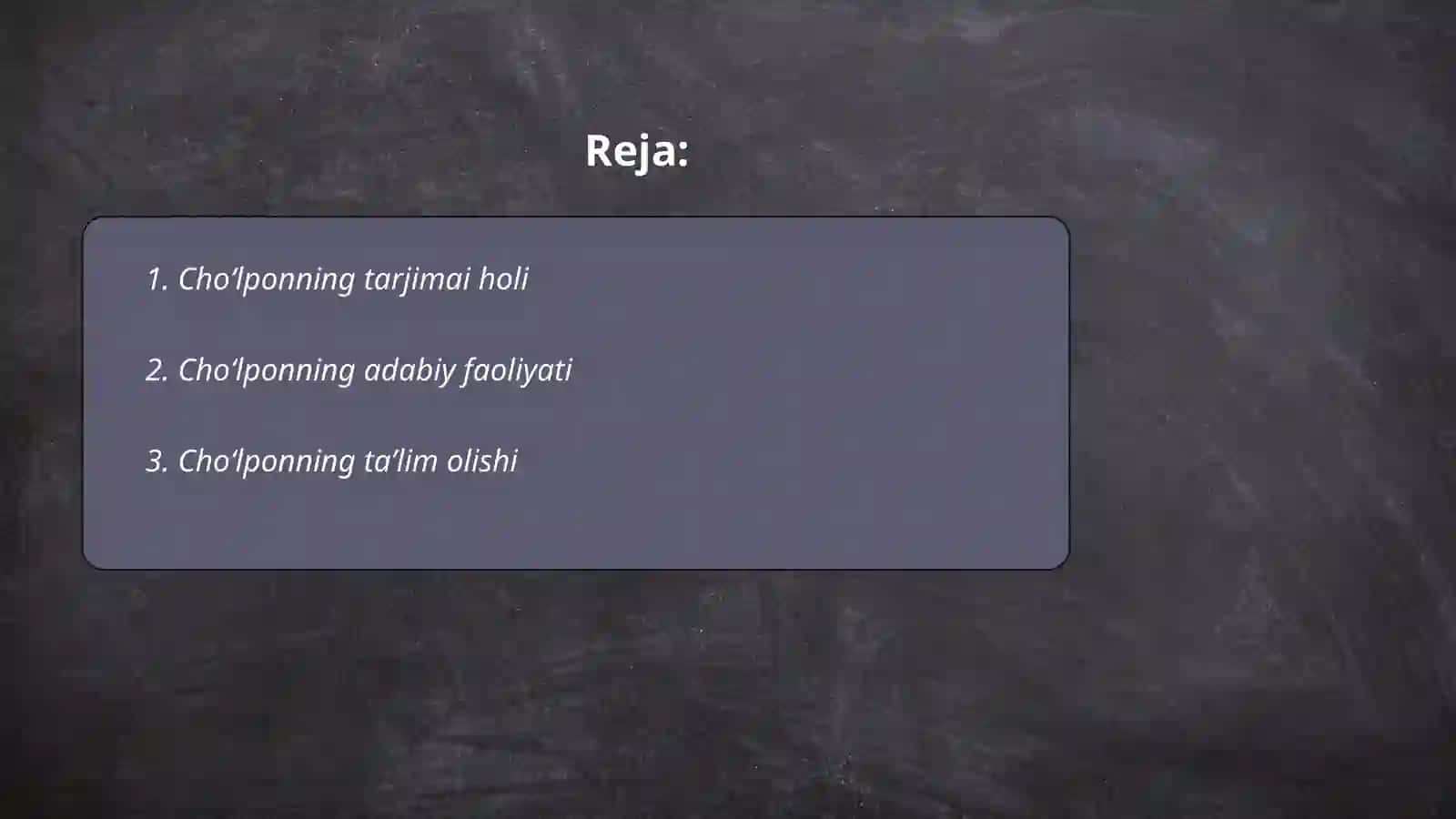 Choʻlponning hayoti va Adabiyot nadur maqolasi tahlili 2