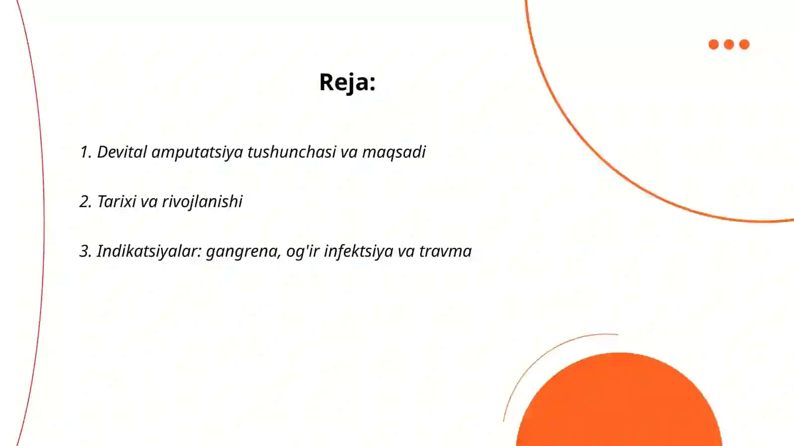 Devital amputatsiya usullari 2