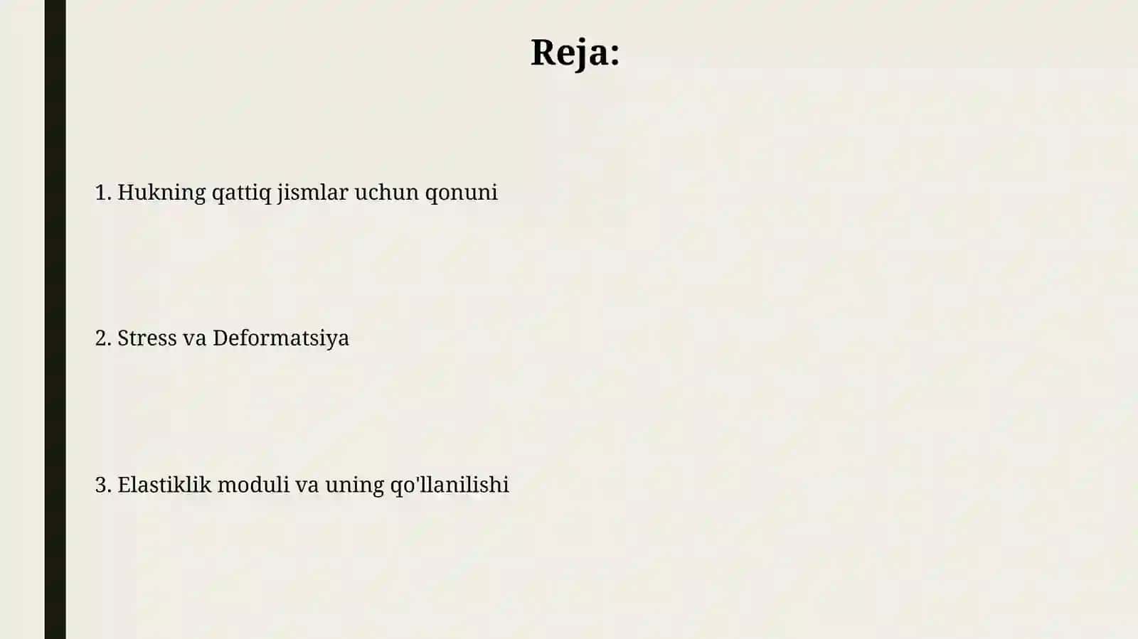 Elastiklik moduli (Young moduli) 2