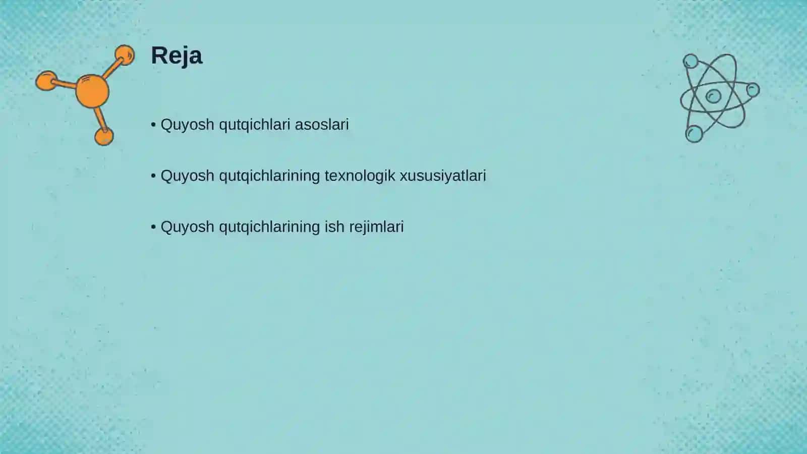 Quyosh qutqichlarini ish rejimini oʻrganish 2