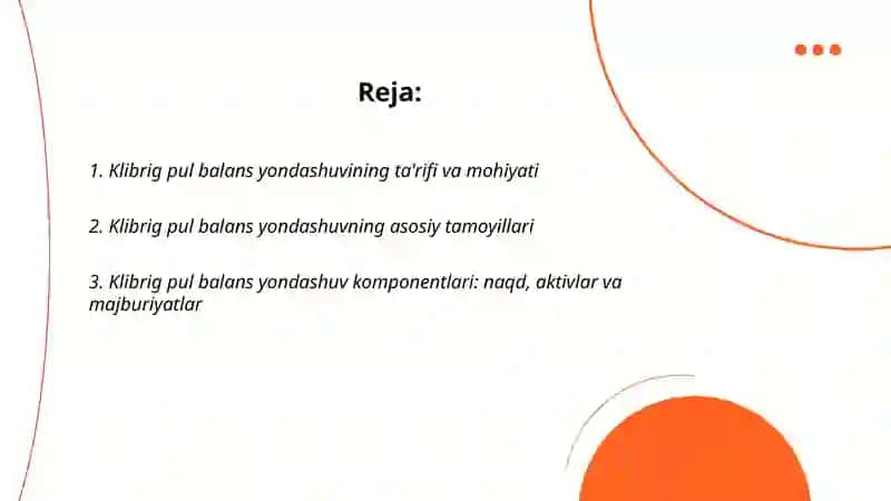 Klibrig pul balans yondashuv 2
