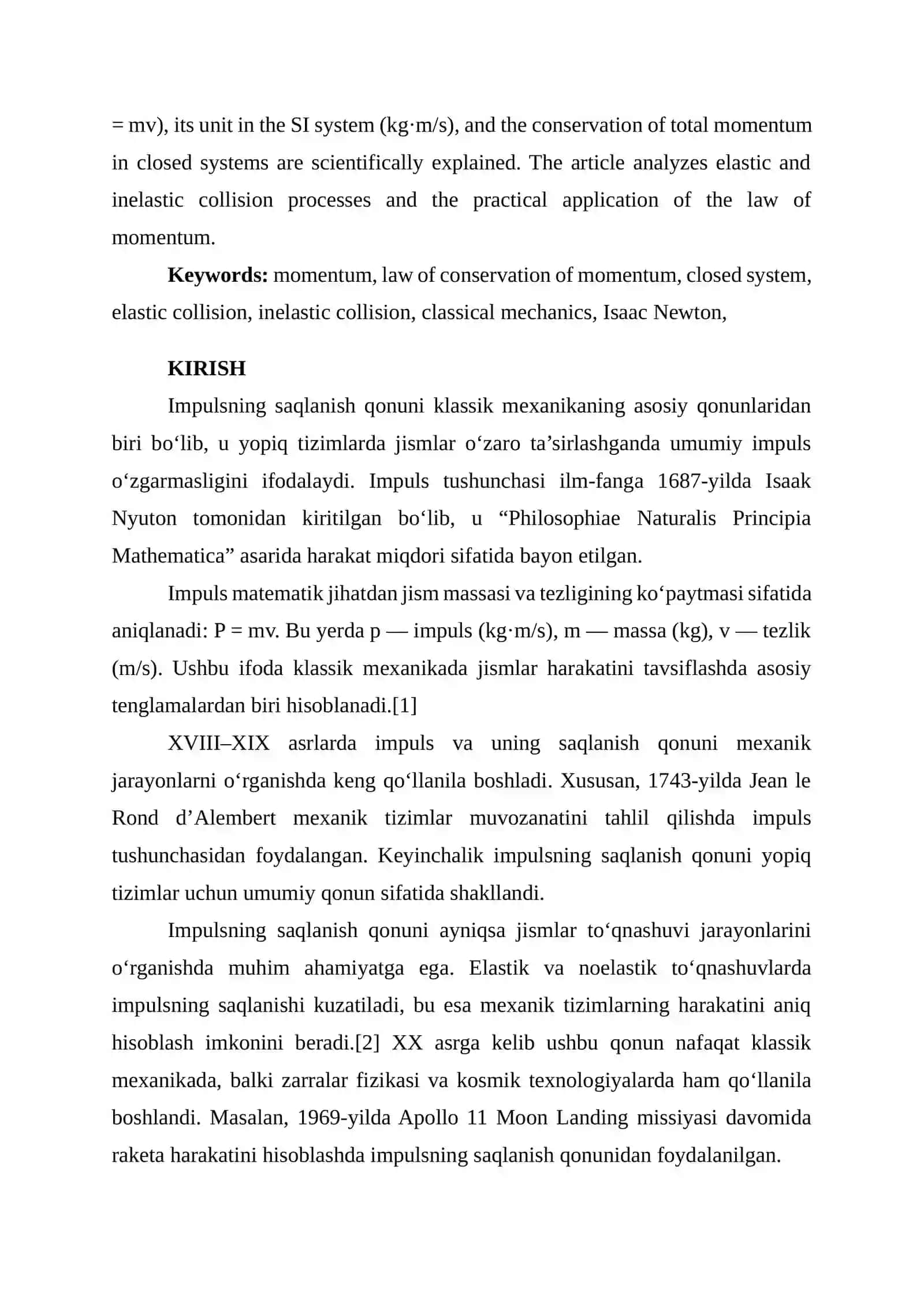 MPULSNING SAQLANISH QONUNI 2