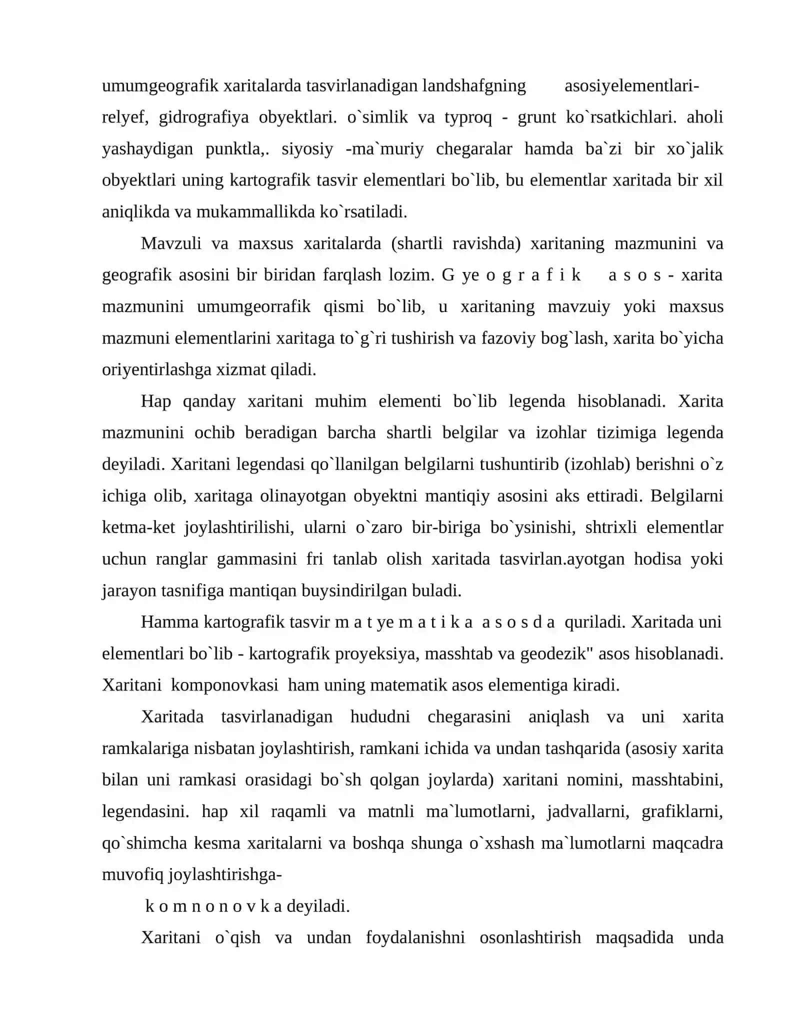 Kartografik semiotika. Karta tili 2