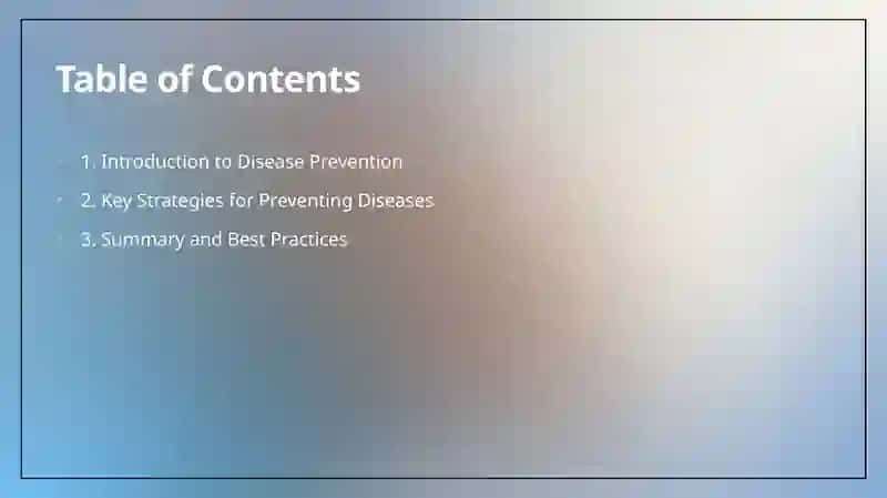 Disease prevention strategies presentation 2