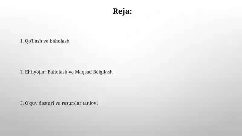 Individualizatsiyalashgan o'qitish ta'rifi 2