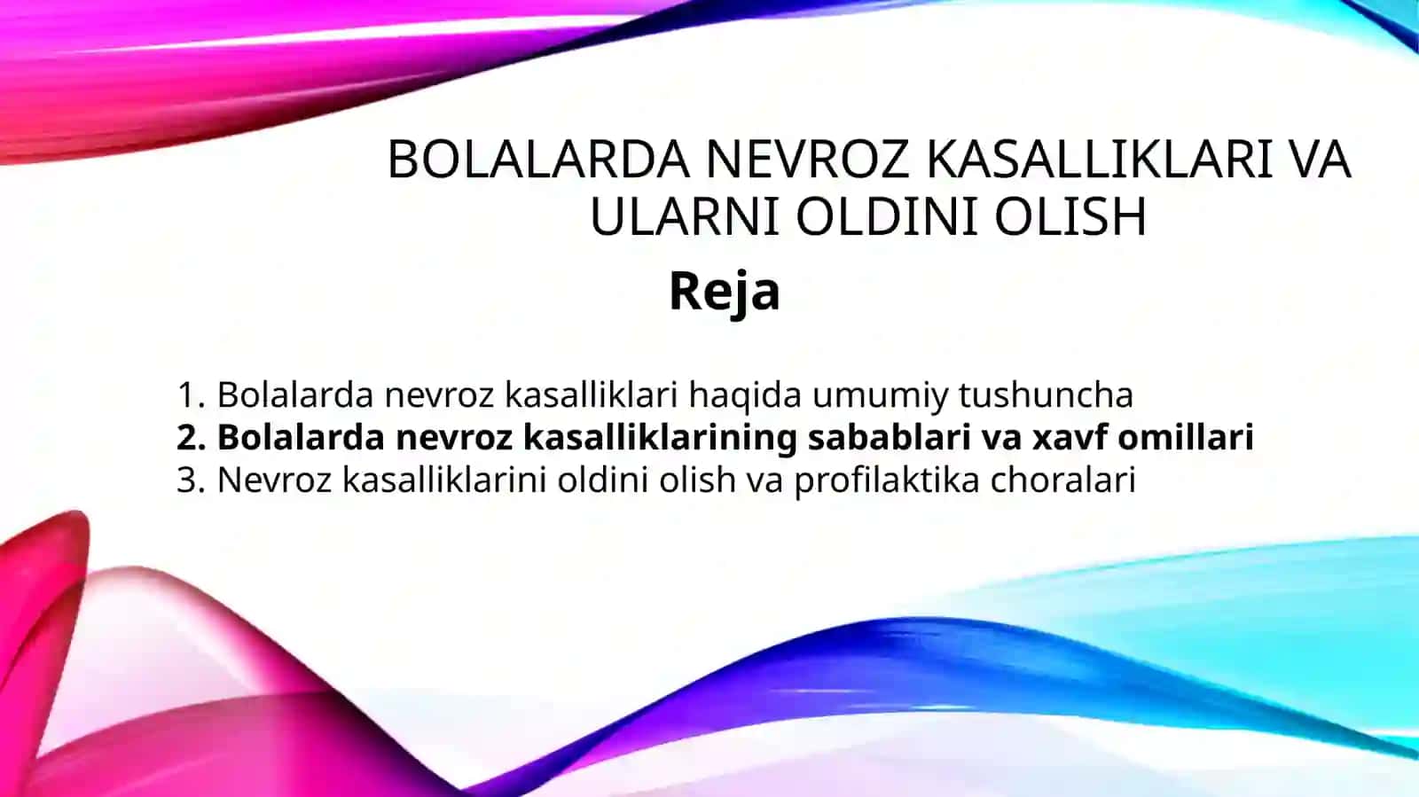 Nevroz kasalliklarining oldini olish va profilaktika choralari 2