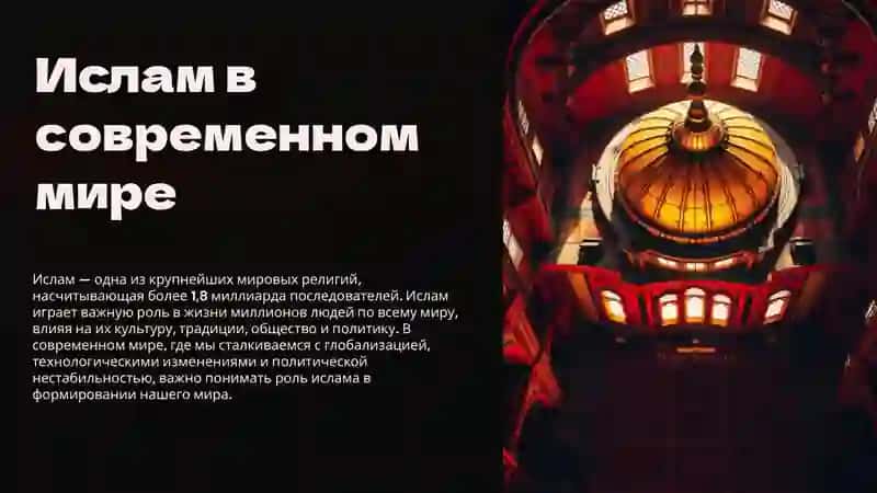 Ислам в современном мире 2