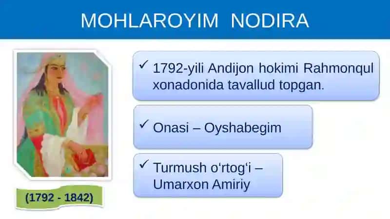 Mohlaroyim Nodira 2
