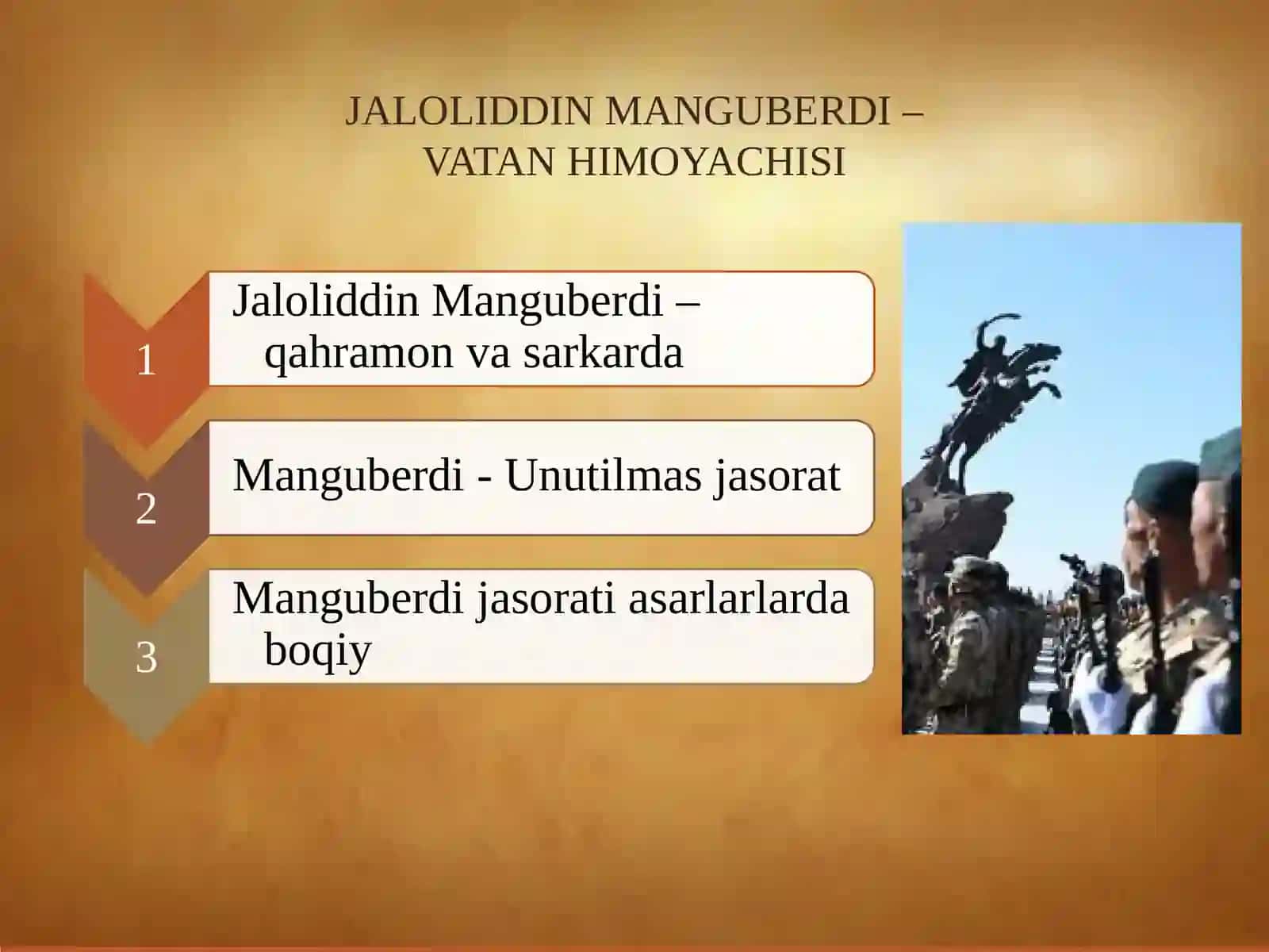 Jaloliddin Manguberdi - Vatan himoyachisi 2