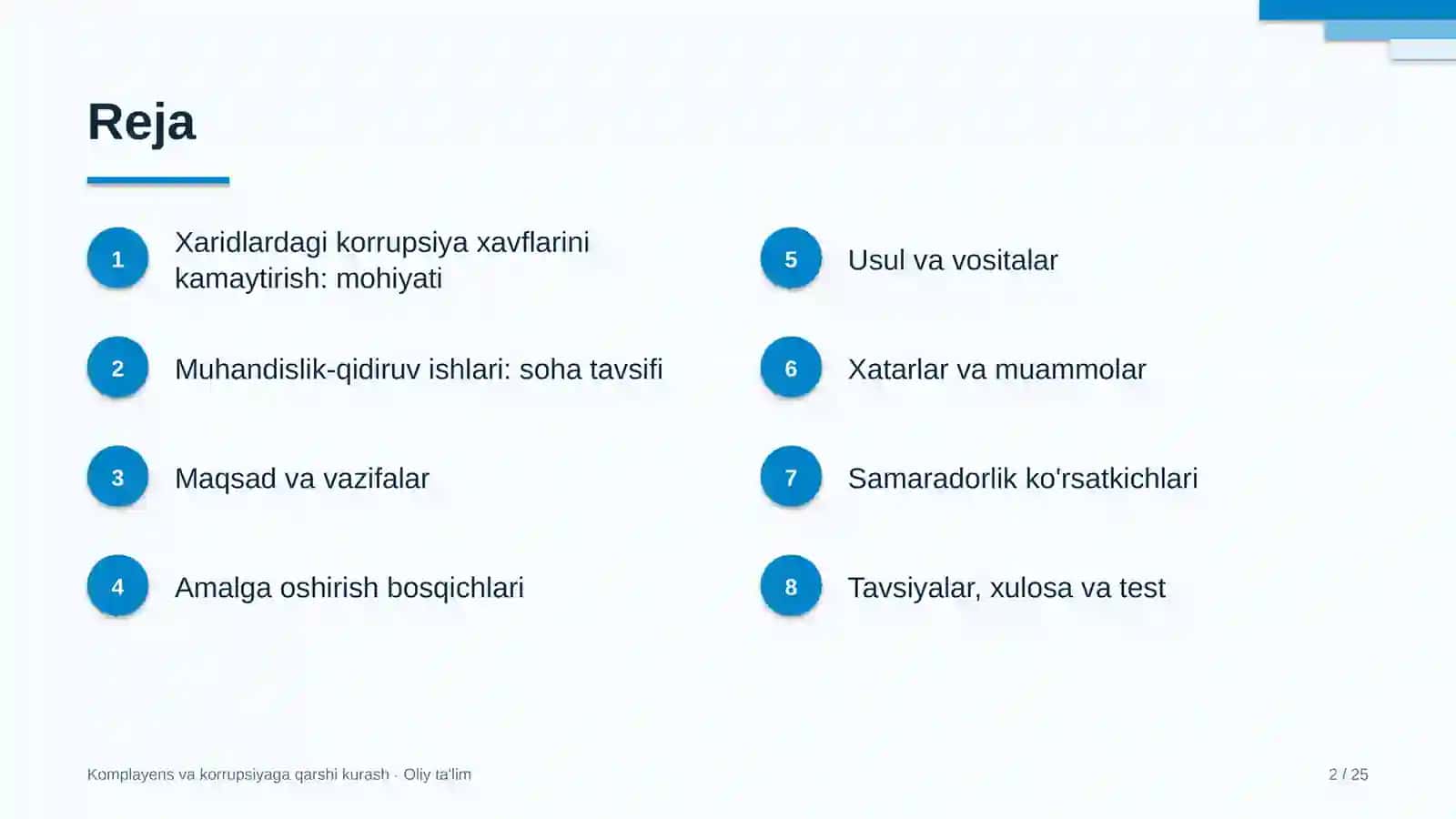 muhandislik qidiruv ishlarida xaridlardagi korrupsiya xavflarini kamaytirish 3721 2