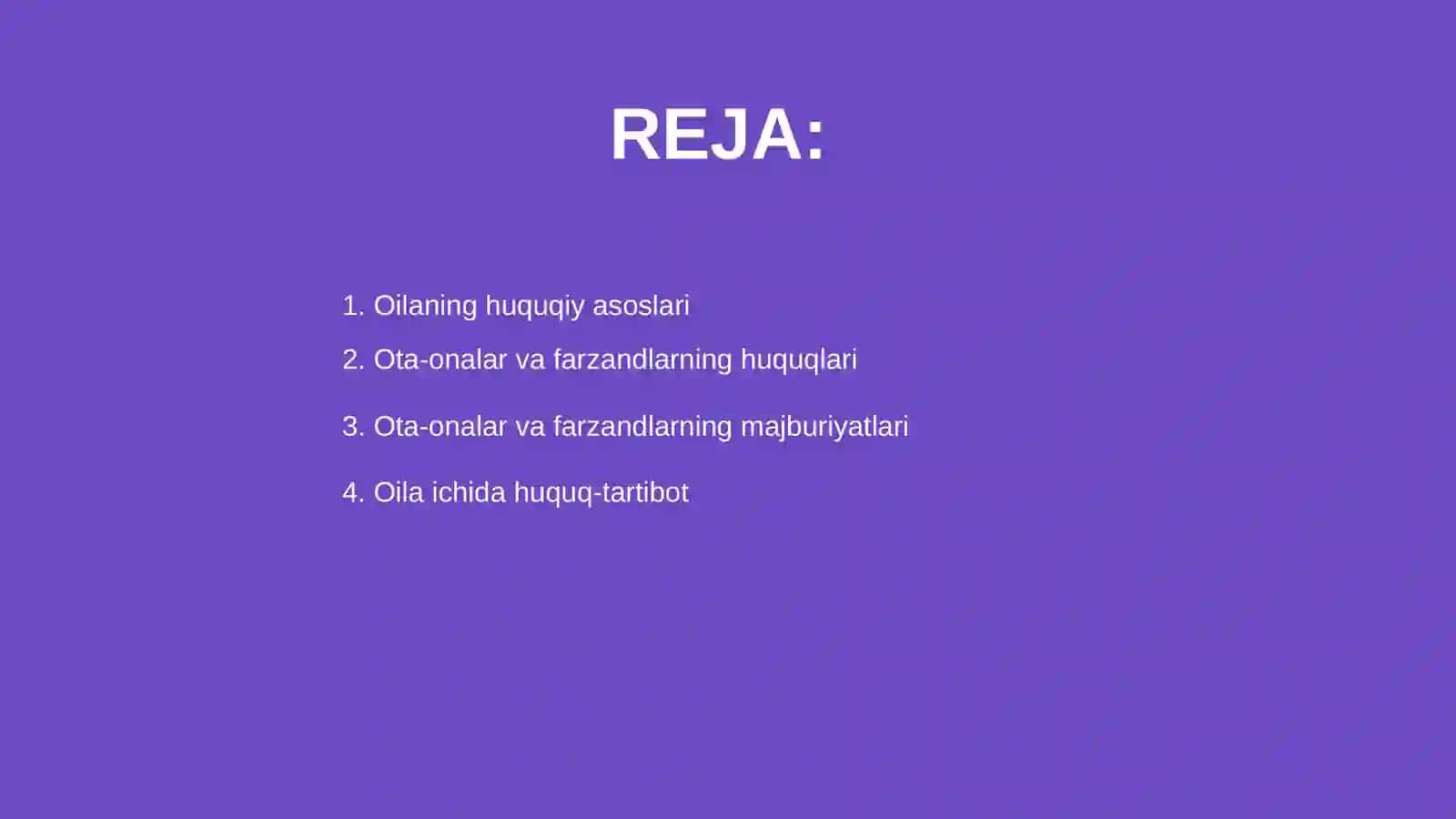 Oilaning huquqiy asoslari 2