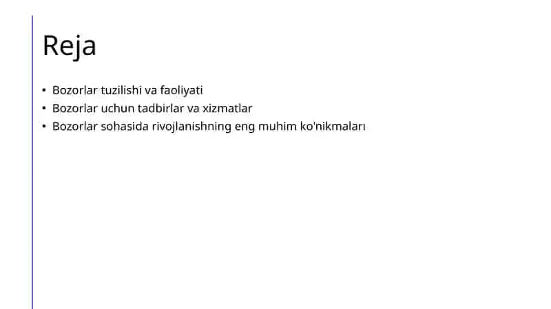 Nokommunal bozorlarning xususiyatlari 2