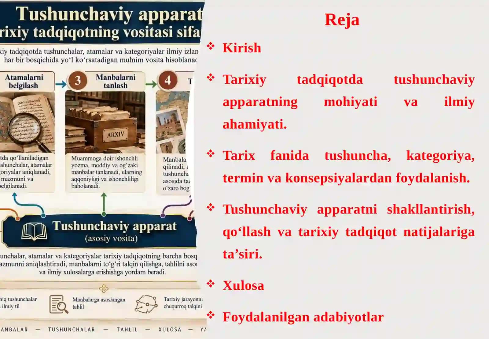 Tushunchaviy apparat tarixiy tadqiqotning vositasi sifatida 2