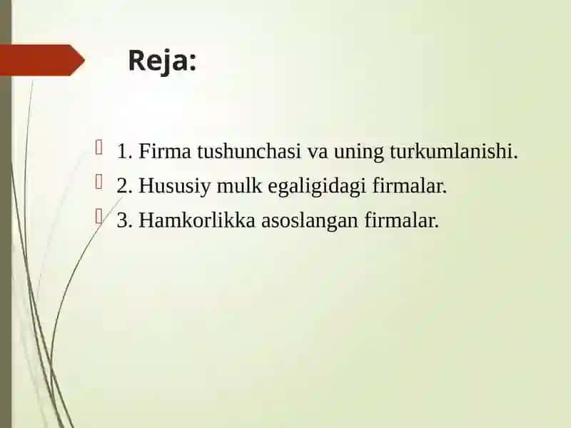 Firmavauningtashkiliy-iqtisodiyasoslari 2
