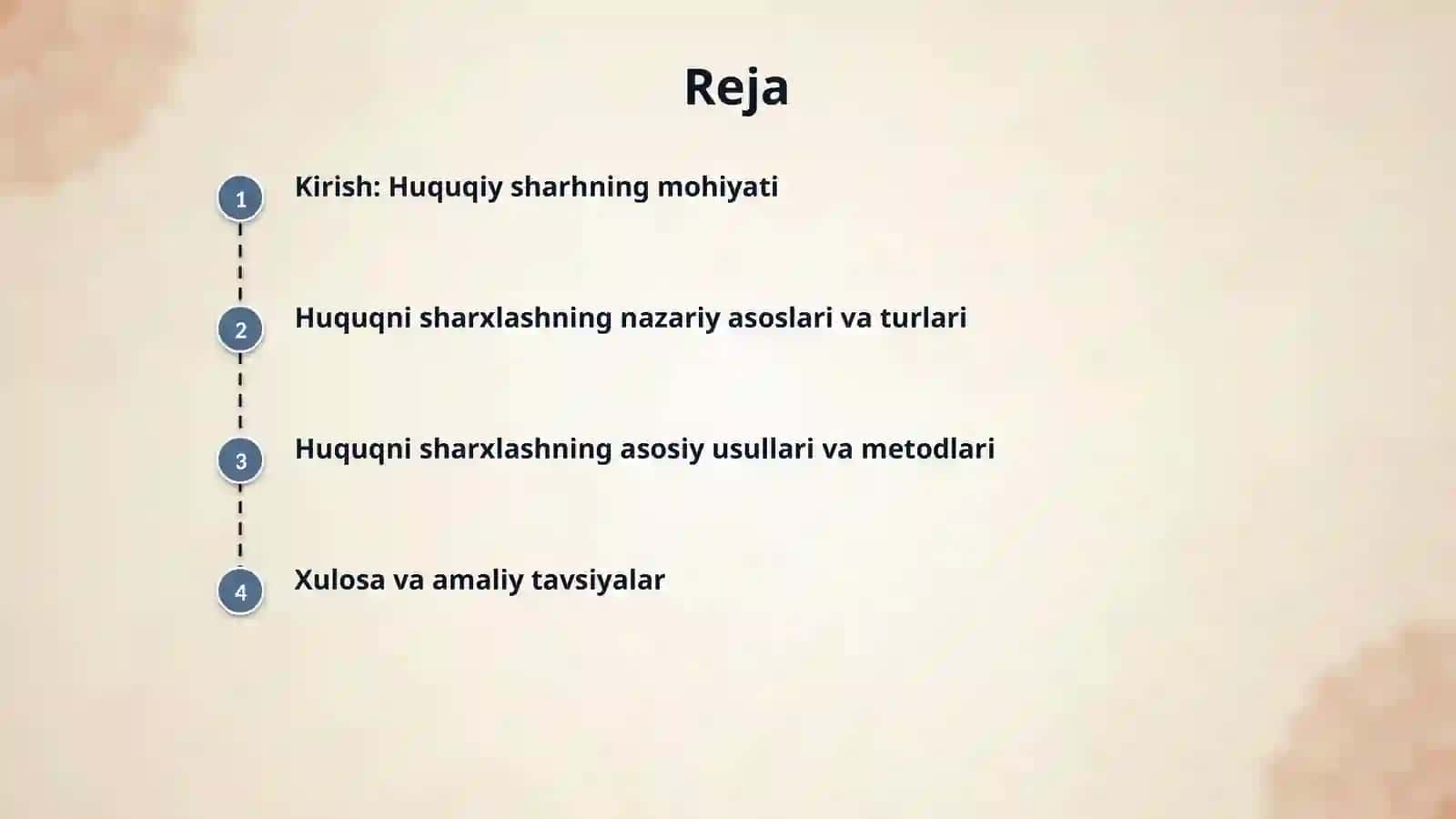 Huquqni sharxlash tushunchasi va usullari 2
