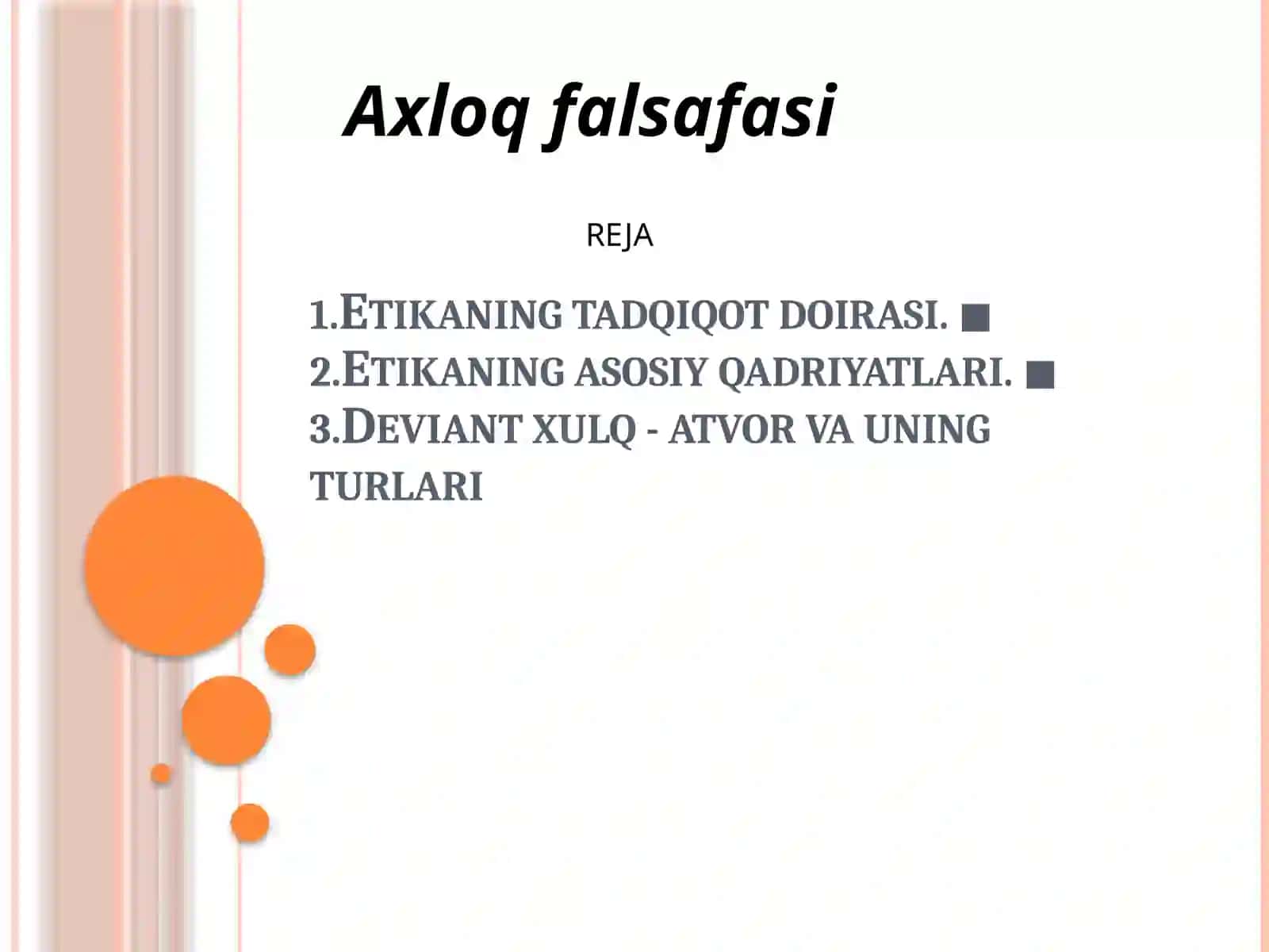 AXLOQ FALSAFASI 2