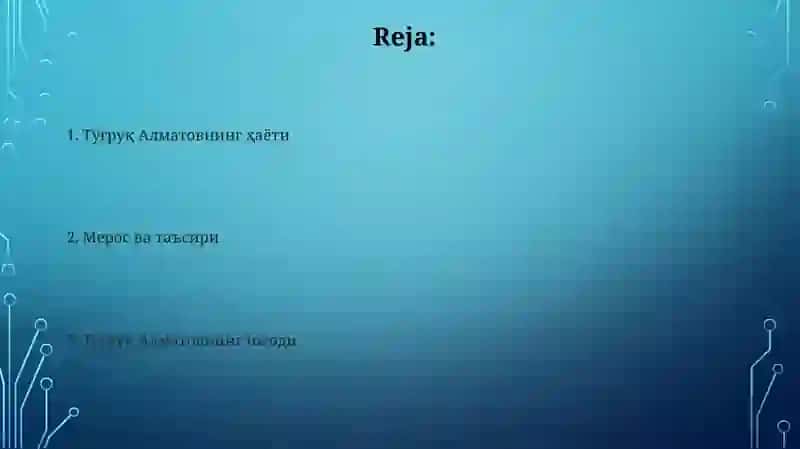 Turg'un Allimatov hayoti va ijodi 2