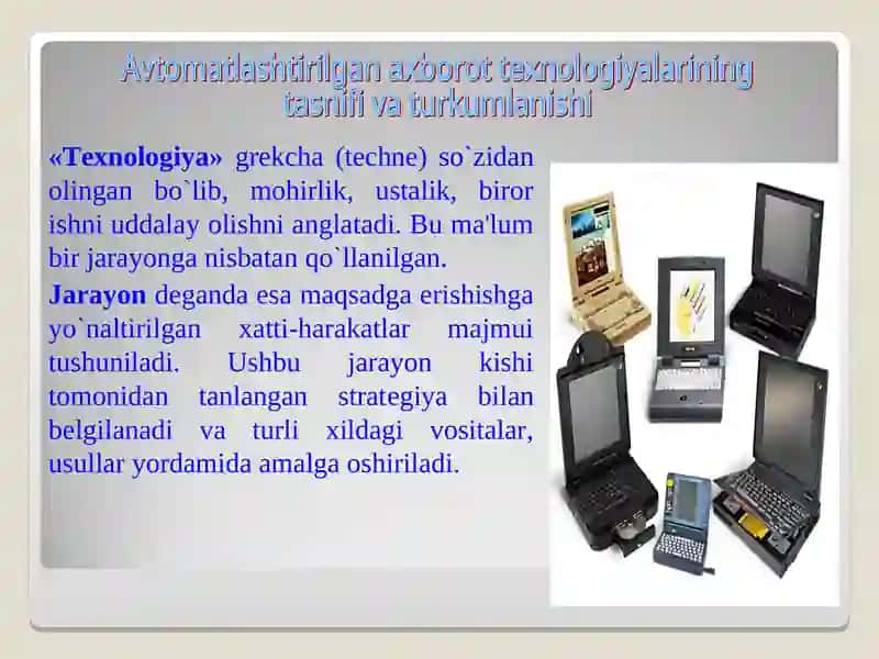 Avtomatlashtirilgan axborot tеxnologiyalari 2