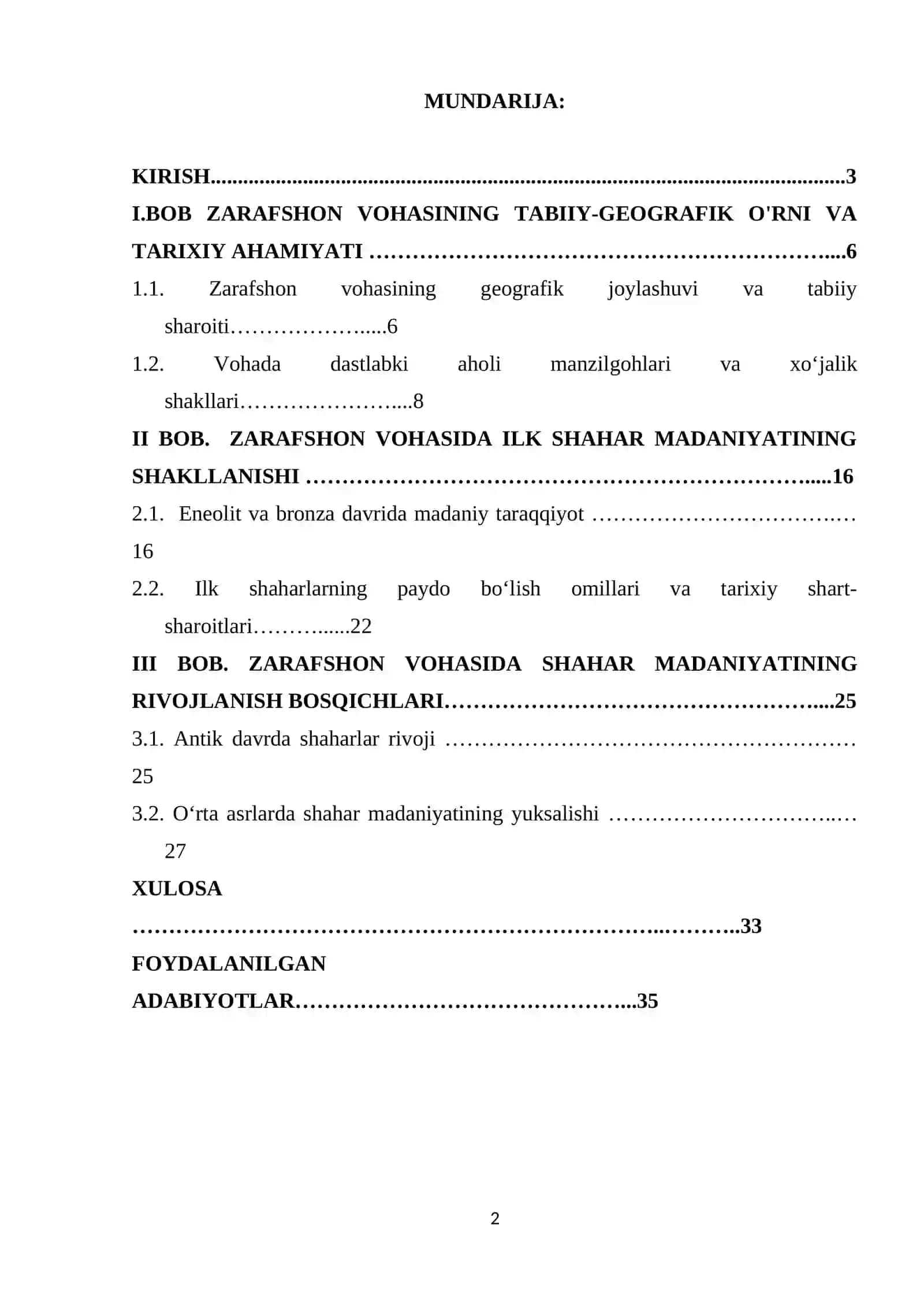 Zarafshon vohasi shahar madaniyatining shakllanishi 2