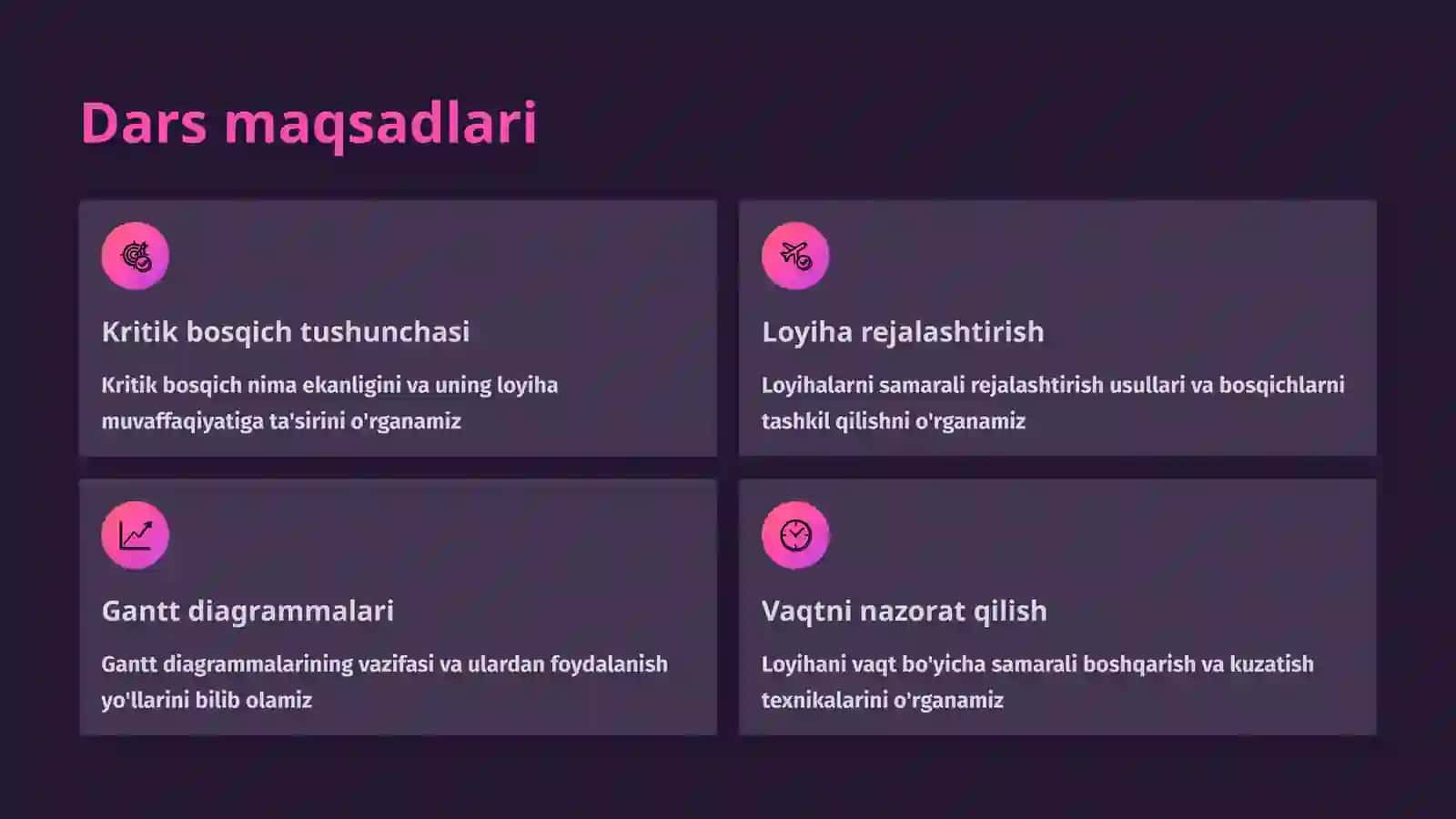 Gantt diagrammalari 2