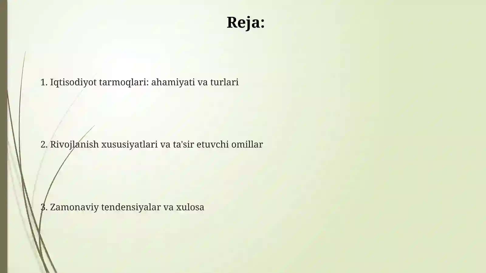 Iqtisodiyot tarmoqlari: ahamiyati va turlari 2