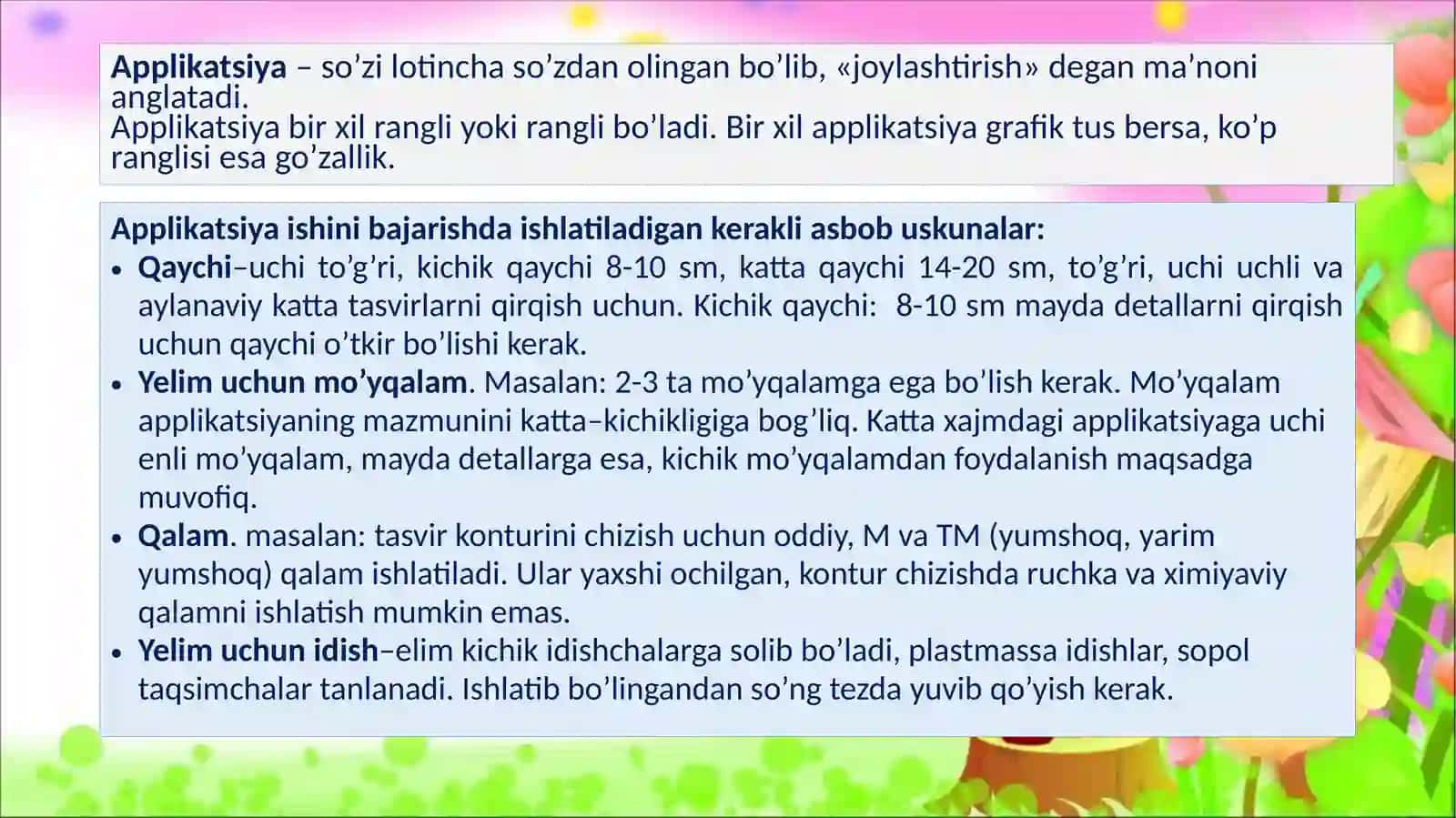 APLIKATSIYA SHARTLARI 2