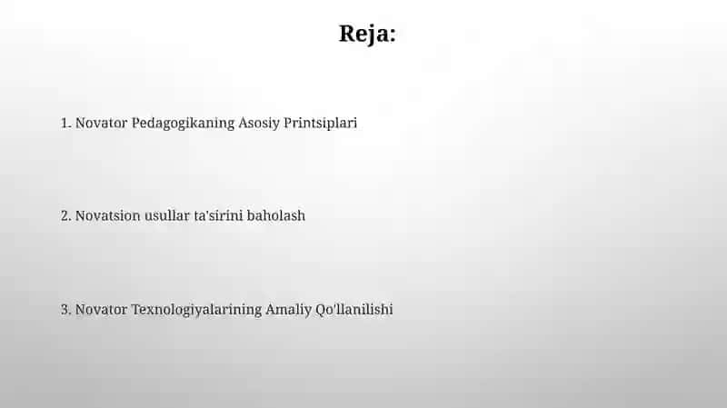 Novator (ilgor) pedagoglarning pedagogik texnologiyalari 2