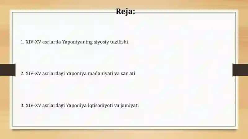 XIV XV asrlarda Yaponiya 2