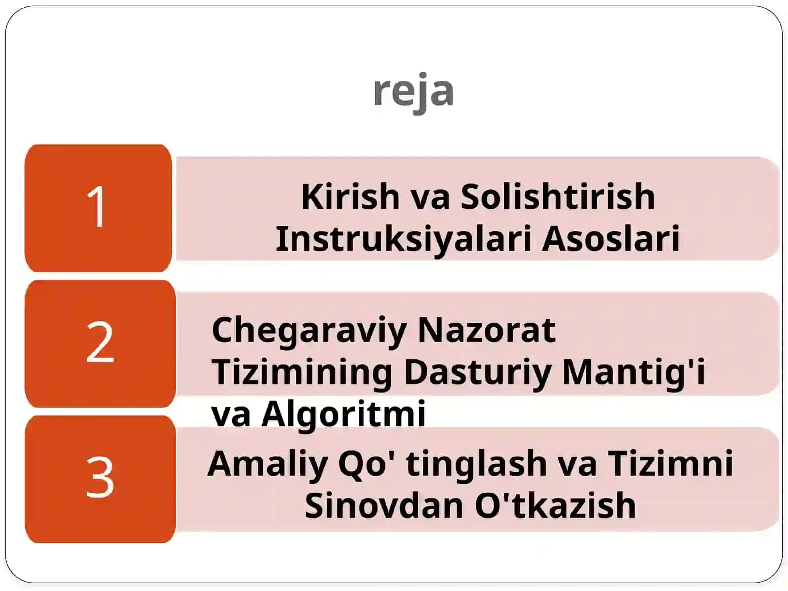 Solishtirishinstruksiyalariyordamidachegaraviynazorattiziminidasturlash 2