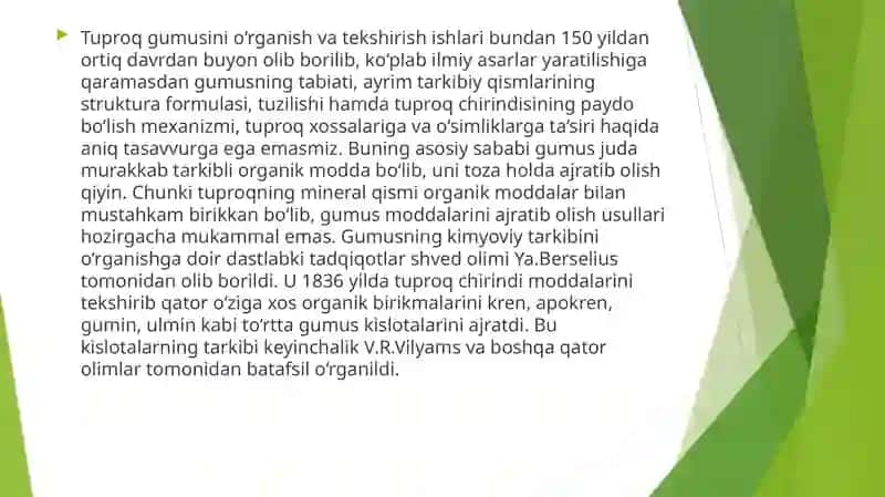 Tuproq organik qoldiqlarning gumusga aylanishi 2