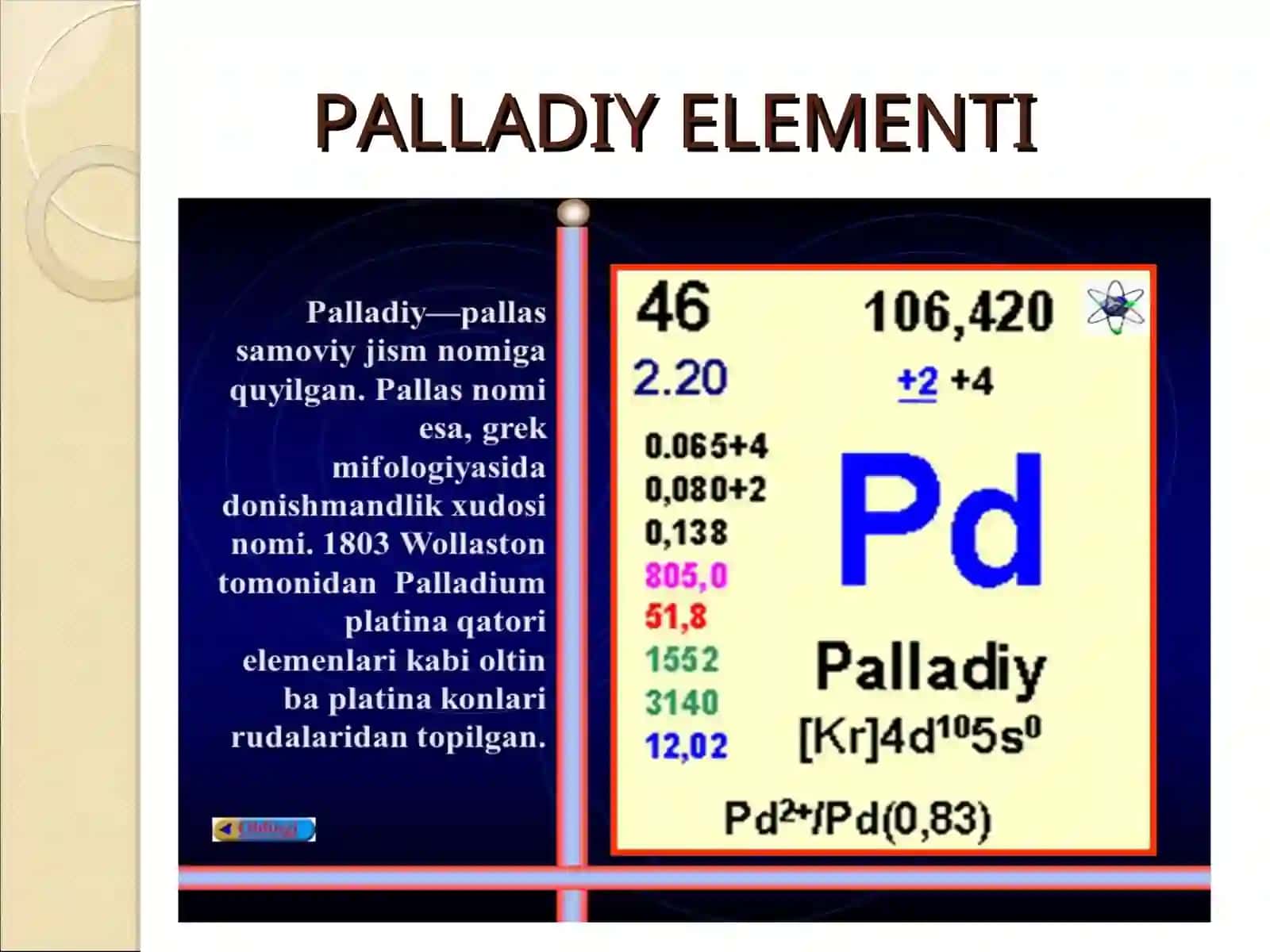 PALLADIY ELEMENTI 2