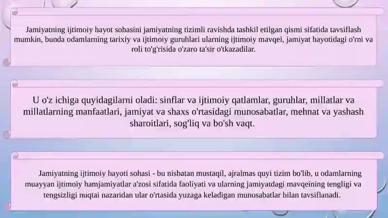 Ijtimoiy Hayotda O'rni va Roli 2